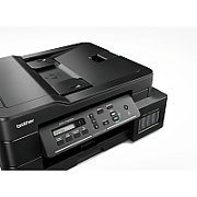 Imprimanta multifunctionala inkjet ciss color Brother DCP-T720DW, A4, duplex, ADF, USB 2.0, Wi-Fi, 17 ppm negru, 16.5 ppm color