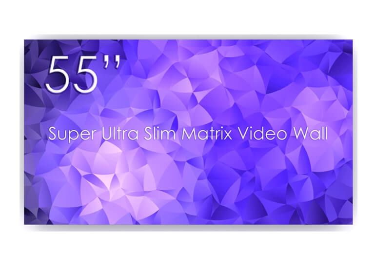 Video Wall SWEDX 55  Super Ultra Slim Matrix SUMX-55K8-01, bezel width 1,8mm