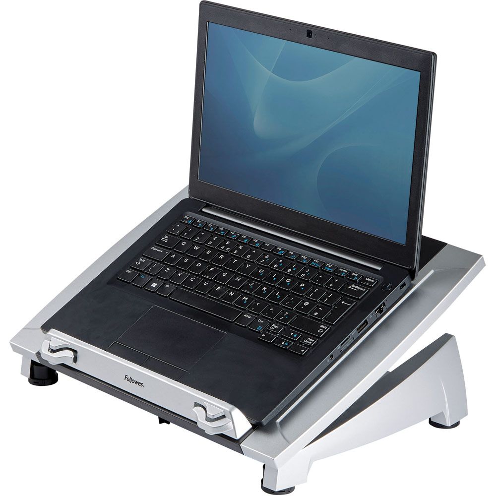 Fellowes LaptopstĂ¤nder bis 17  Max.5KG   verstellbar  silber