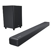 SOUNDBAR HORIZON HAV-S5950W / System 2.1 / Max Audio Power 160W (40W x2 + 80W) / Digital Optical / AUX (3.5mm) / HDMI-ARC (CEC) / BT 5.4 / USB Playback / DOT-Matrix Display / Remote + Button Keys / Impedance: 6Ω x2 + 4Ω / Signal to Noise Ratio (SNR): 73dB / Wall-Mount Ready / Full Size / Titanium