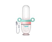 Dizpozitiv de hranire cu 2 tetine : suzeta fructe + lingurita, U-Grow