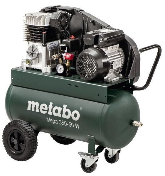 METABO. MEGA 350-50 W 230V 50L 10BAR 250L/MIN OIL COMPRESSOR