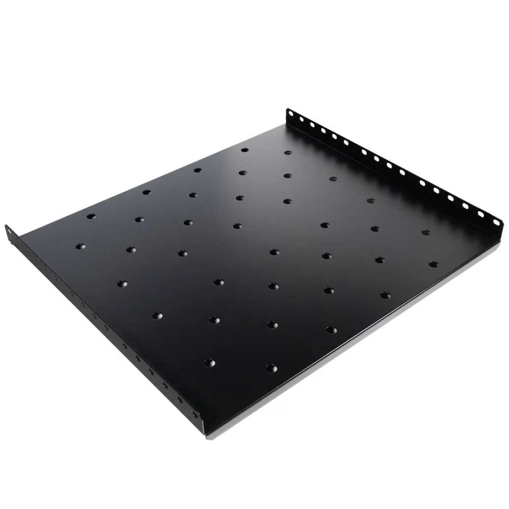 RAFT FIX SPACER 1U pentru rack 19 , adancime 475mm, pt. cabinet de 800mm, suporta capacitate ridicata, vopsea antistatic, otel 1.2mm, black,  SPSF-1U475H-BK-03 