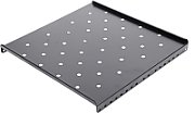RAFT FIX SPACER 1U pentru rack 19 , adancime 650mm, pt. cabinet de 1000mm, suporta capacitate ridicata, vopsea antistatic, otel 1.2mm, black,  SPSF-1U650H-BK-03 