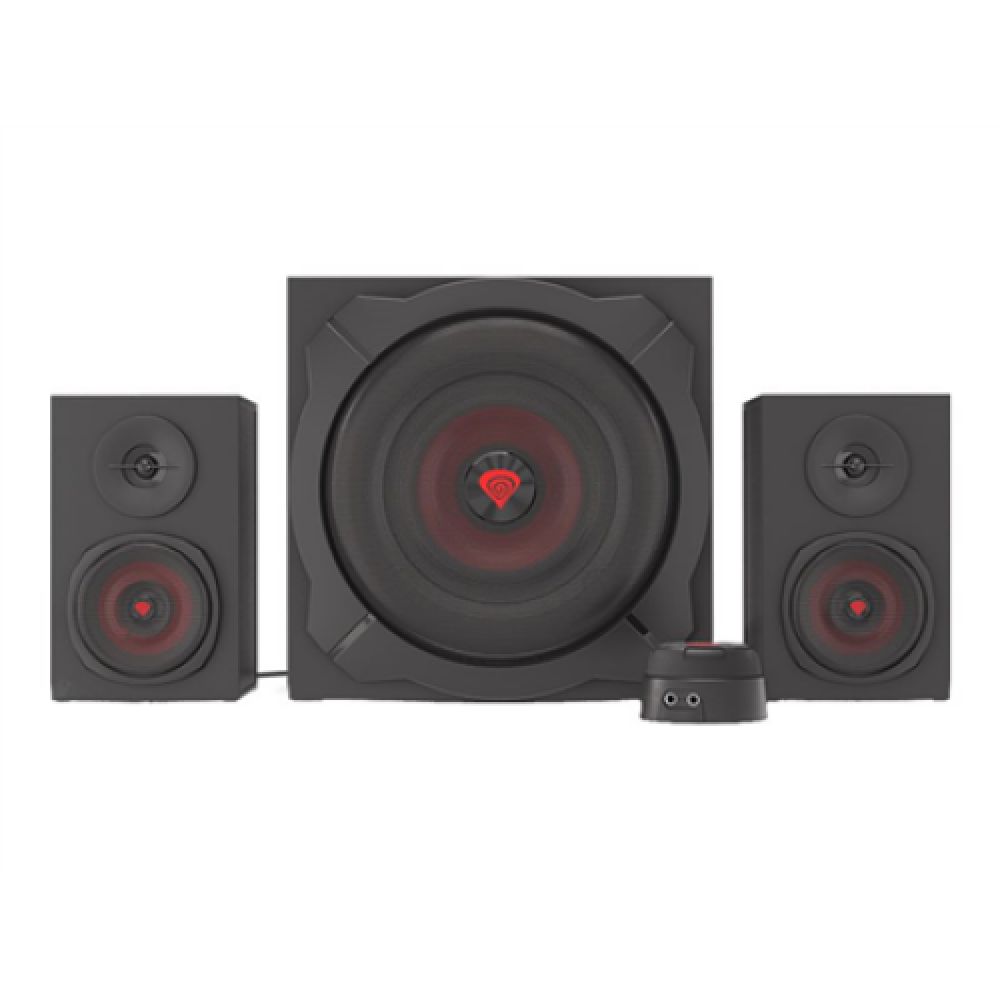 GENESIS Helium 610BT Computer Speakers  Wired  Bluetooth  Black | Genesis | Helium 610BT | Bluetooth | Red/Black | Computer Speakers