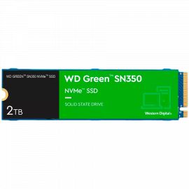 WD SSD WD Green SN350 2TB M.2 2280 PCIe Gen3 x4 NVMe QLC, Read/Write: 3200/3000 MBps, IOPS 500K/450K, TBW: 100