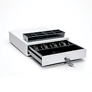 CD4-1416WTSS48 14IN WHITE W/ SS/FRONT 4 BILL 8 COIN