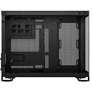 Carcasa CORSAIR 2500X Micro ATX Dual Chamber Black/Obsidian Aluminiun, Tempered Glass, mATX, Cooling Layout: Top: 3x120mm sau 2x140mm, Side: 2x120mm, Bottom: 3x120mm sau 2x140mm, Rear: 1x120mm, Expansion Slots 4, 2x2.5 SSD 2x3.5 HDD, no psu included