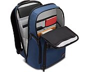 Lenovo ThinkPad Executive 16  Backpack, 22L capacity, 36.2 x 25.3 x 2.2 cm, 1.8kg, Outside Fabric Material: polyester 88%, leather 12%, Navy