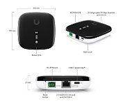 Ubiquiti UISP-FIBER-XG Terminal de rețea optic XG-PON de 10Gbps cu LAN RJ45 de 2.5GbE