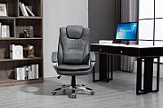 Activejet heated office chair with massage YK7304 grey