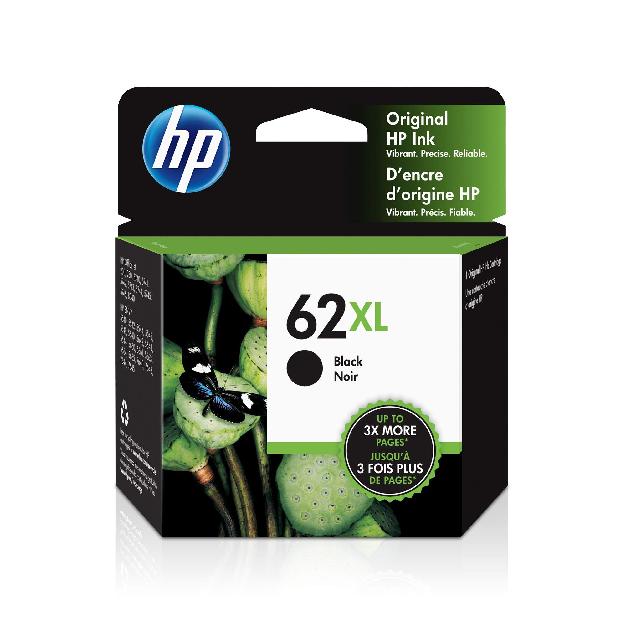 Cartus cerneala HP C2P05AE#UUQ ,Negru ,600 pagini ,Original (62XL) 
