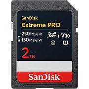EXTREME PRO SDXC UHS-I CARD 2TB/UP TO 250MB/S RS AND 150MB/S WS