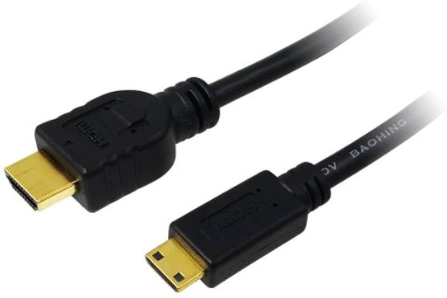 Cablu video Logilink  Mini-HDMI (T) - HDMI (T), 1 m, negru
