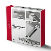 Stand de aluminiu HMC-STND cu HUB USB, HDMI, USB-A, PD 100W, LAN, 16 