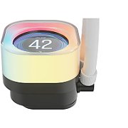 Cooler Procesor CORSAIR iCUE LINK TITAN 360 RX LCD ALB, dimensiune radiator 396x120x27mm, 3 ventilatoare ARGB, viteza ventilatoare: 300-2100RPM +/- 10%,  Suport AMD: AM4/AM5, suport INTEL: LGA 1700/1851, Airflow: 73.5 CFM, Nivel de zgomot: 36 dBA