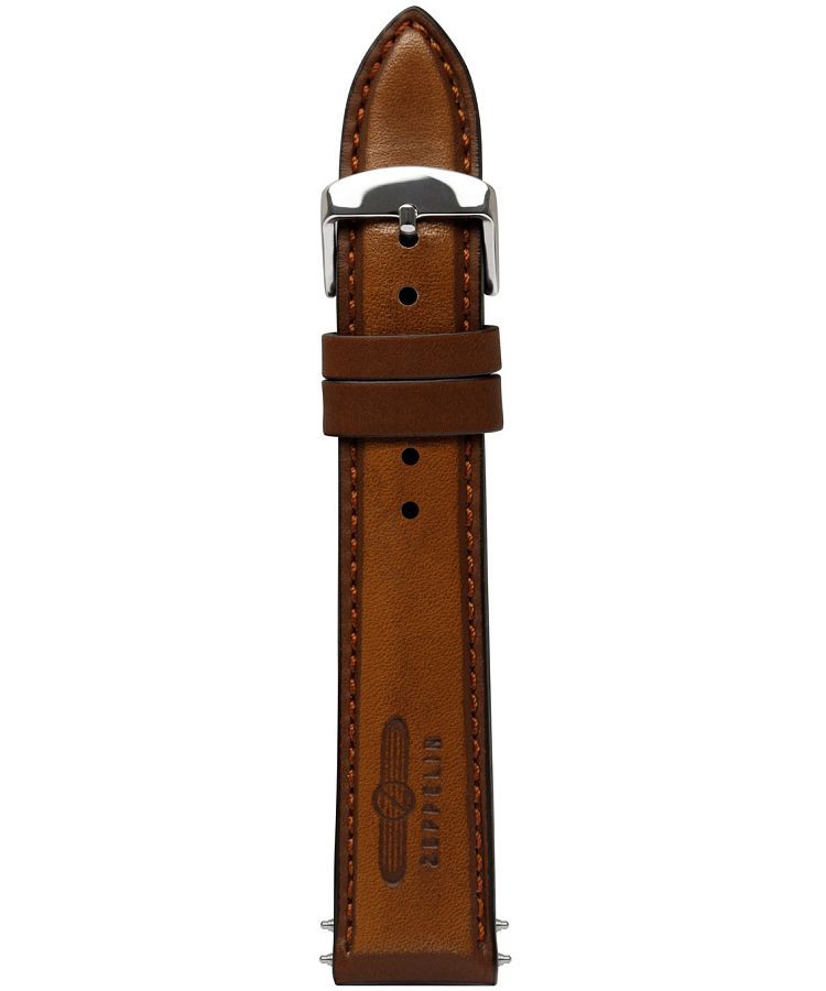 Zeppelin leather strap brown  20 mm
