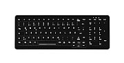 HYGIENE COMPACT KEYBOARD WITH/NUMPAD SEALED USB BLACK