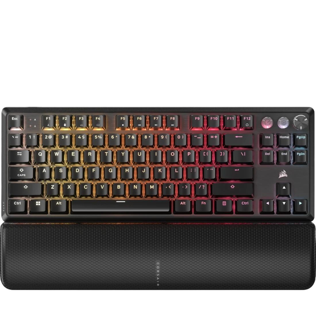 Tastatura Gaming Corsair K70 PRO TKL, RGB LED, switch CORSAIR MGX V2, USB, Negru