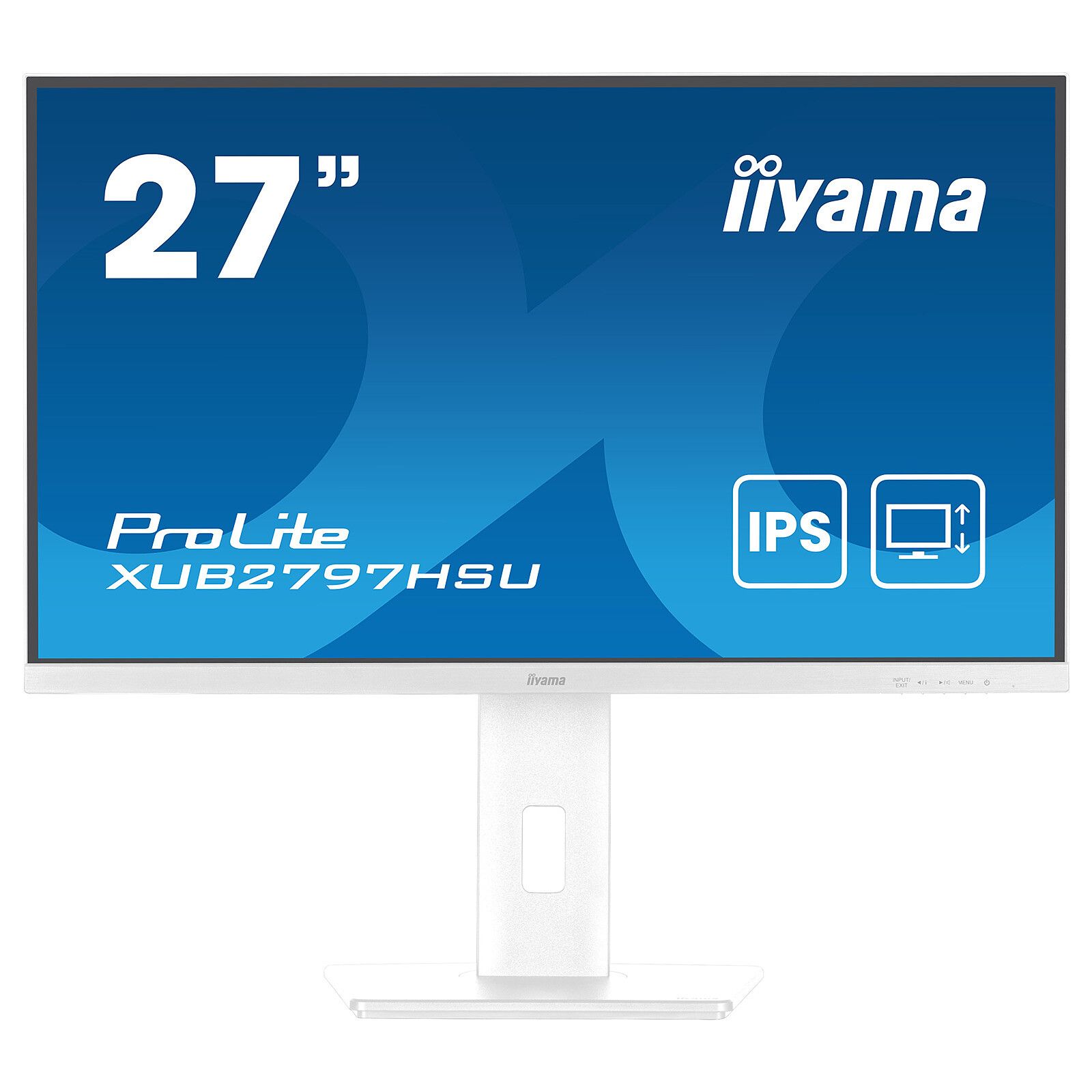 Monitor 27 inch IIyama XUB2797HSU-W2 1920 x 1080 pixeli, 100 Hz