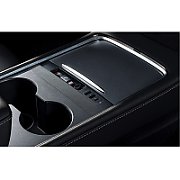 HUB extern Baseus T-Space, compatibil Tesla model 3/Y, porturi USB: USB 3.0 x 2, cablu retractabil USB Type-C 45W,  B00051300111-00  (timbru verde 0.8 lei) - 6932172633622