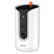 Camera supraveghere Arenti, 2K, 3MP, pentru animale de casa, cu dispenser de boabe, wireless 2.4/5 GHz, microSD max 256GB, detectie miscare si latrat, night vision 10m, audio bidirectional, pan si tilt,  PETCAM1T  (timbru verde 0.8 lei)