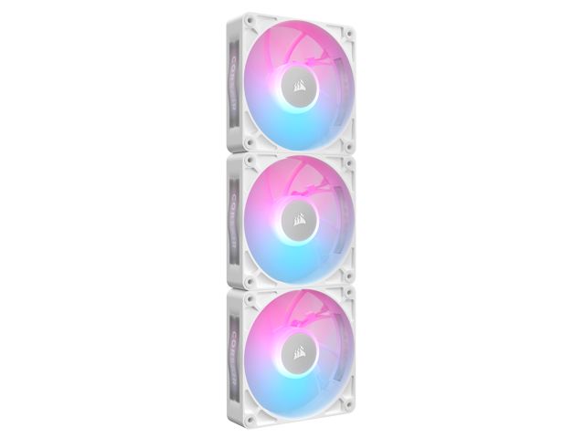 Ventilatoare Carcasa CORSAIR iCUE LINK RX120 MAX 3x120mm RGB ALB, viteza 0.400-2000 RPM +/- 10%, Airflow: 16.3-71.3 CFM, Presiune Statica: 0.22-4.16 mm-H2O, Nivel de zgomot: 10-29.5dBA