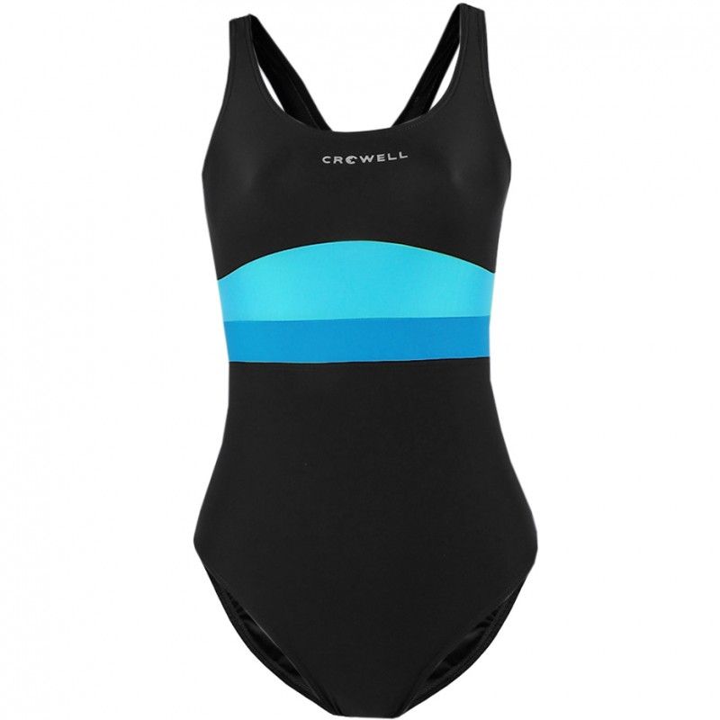 Kostium kąpielowy damski Crowell Lola kol.02 granatowo-niebieski 34