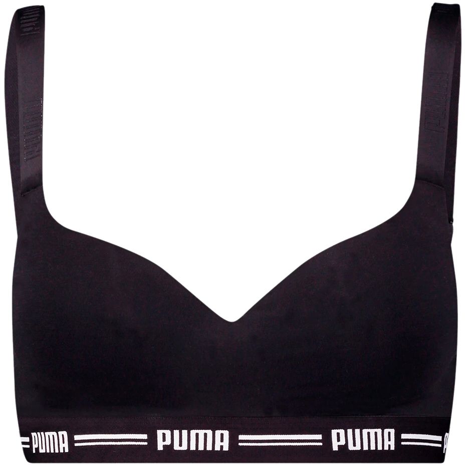 Stanik damski sportowy Puma Padded Top 1P Hang szary 907863 03 L