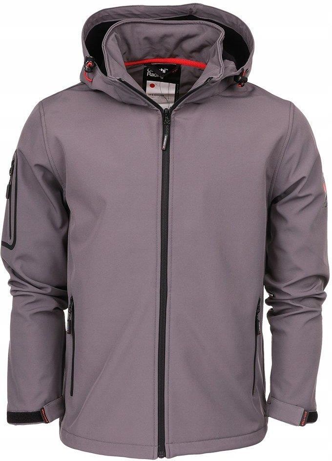 Kurtka męska softshell Ozoshi Kazaiuki grafitowa OZ93358 S