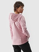 Kurtka damska softshell 4F F215 jasny róż 4FWSS24TSOFF215 56S L