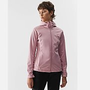 Kurtka damska softshell 4F F215 jasny róż 4FWSS24TSOFF215 56S S
