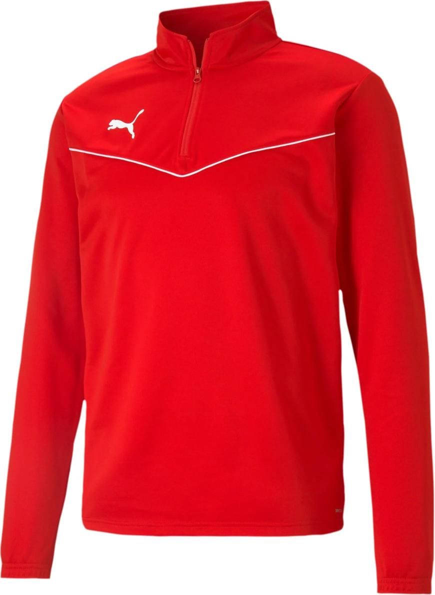 Bluza męska Puma teamRISE 1 4 Zip Top czerwona 657394 01 S