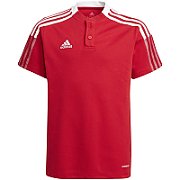 Koszulka dla dzieci adidas Tiro 21 Polo czerwona GM7346 128cm