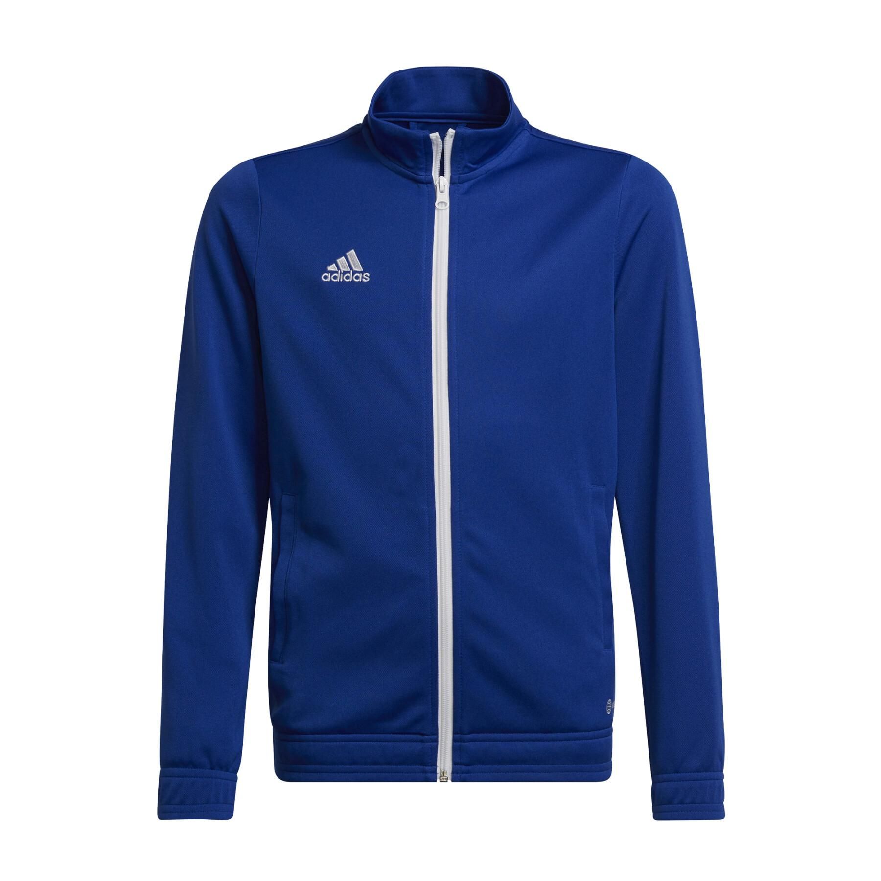 adidas Entrada 22 Track Jacket blue HG6288 116cm