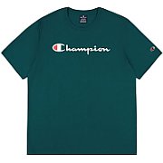 Koszulka męska Champion SS Tee zielona 220256 GS502 M
