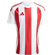 Koszulka męska adidas Striped 24 Jersey biało-czerwona IW2142 L