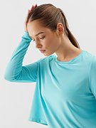 Women's Longsleeve T-Shirt 4F F218 blue 4FWSS24TFLOF218 33S M