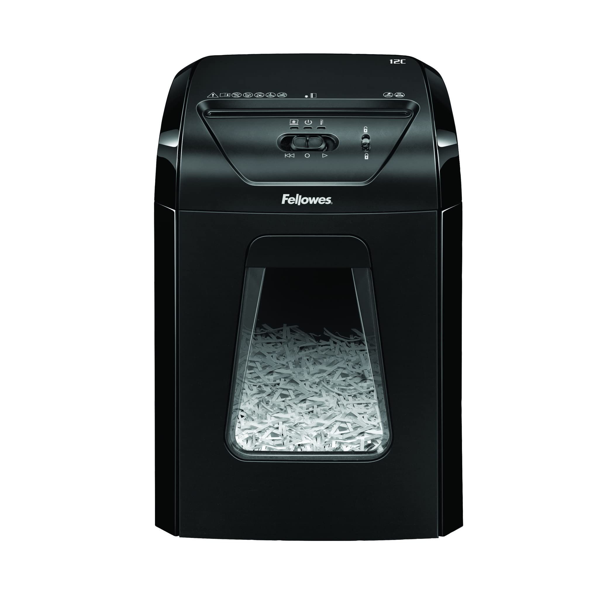Fellowes Aktenvernichter Powershred   12C      schwarz