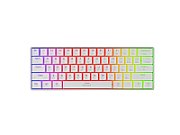 GAMING KEYBOARD GENESIS THOR 660 G2 US WHITE WIRELESS RGB MECHANICAL GATERON RED