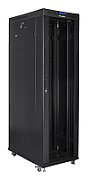 FLOOR-STANDING RACK CABINET 19  42U 600X1200 BLACK LCD GLASS DOOR LANBERG (FLAT PACK)