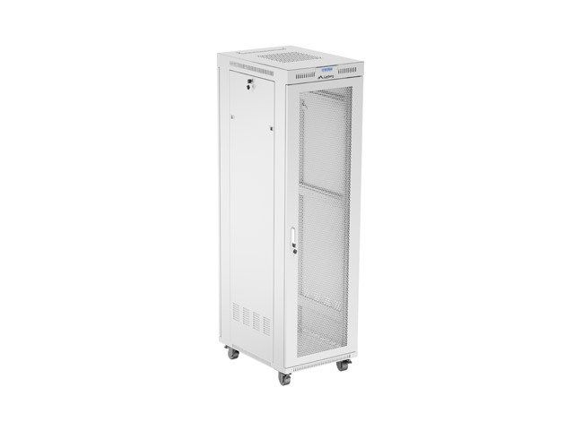 FLOOR-STANDING RACK CABINET 19  42U 600X800 GREY PERFORATED LCD DOOR LANBERG (FLAT PACK)