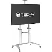 Mobile TV stand 70-120  up to 140kg adjustable 2 shelves
