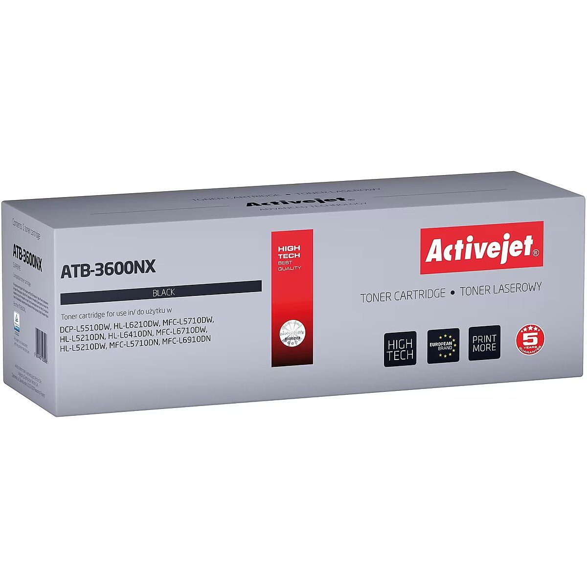 Activejet ATB-3600NX Toner for Brother printers Replacement Brother TN3600XL Supreme 6000 pages black)