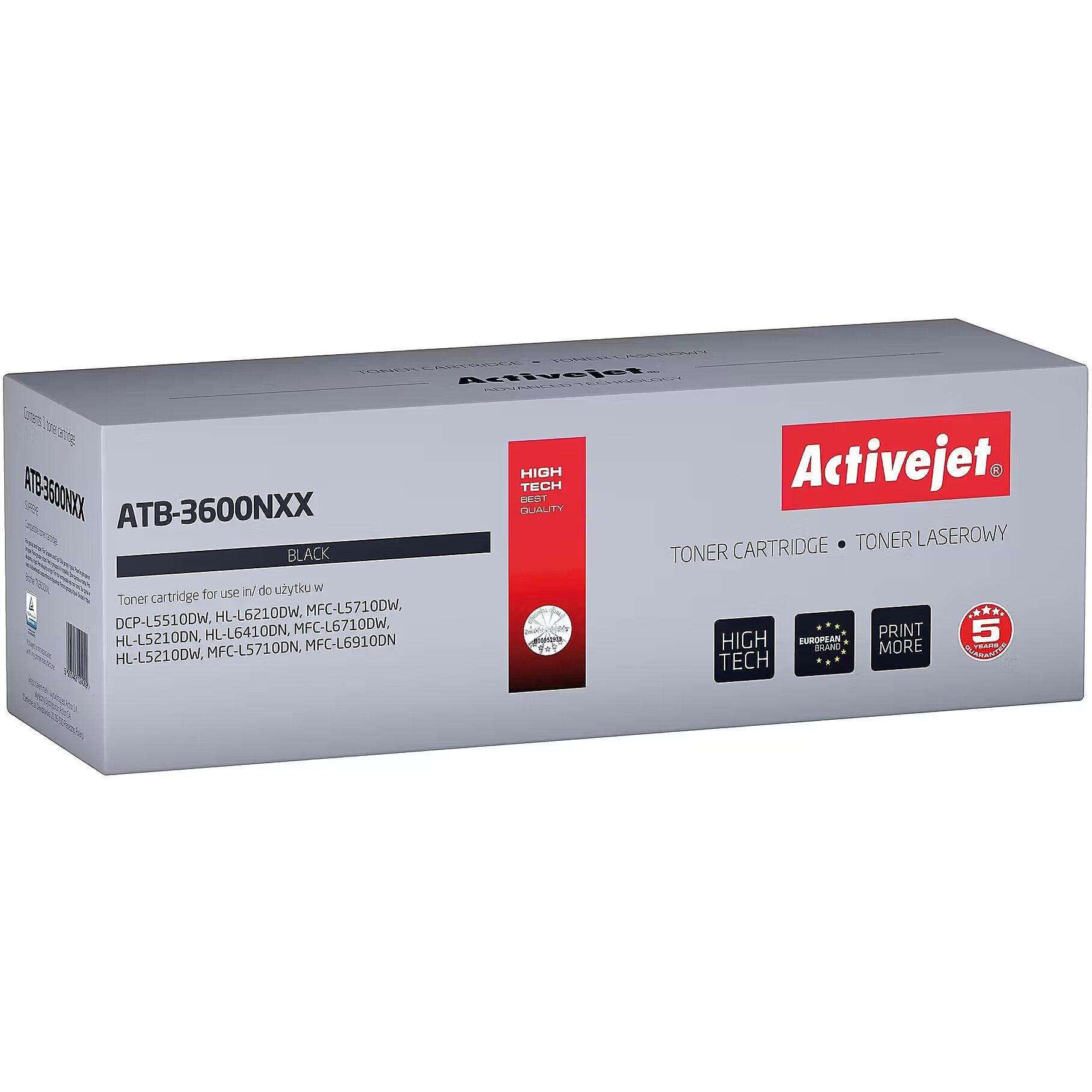 Activejet ATB-3600NXX Toner for Brother printers ReplacementBrother TN3600XXL Supreme 11000 pages black)