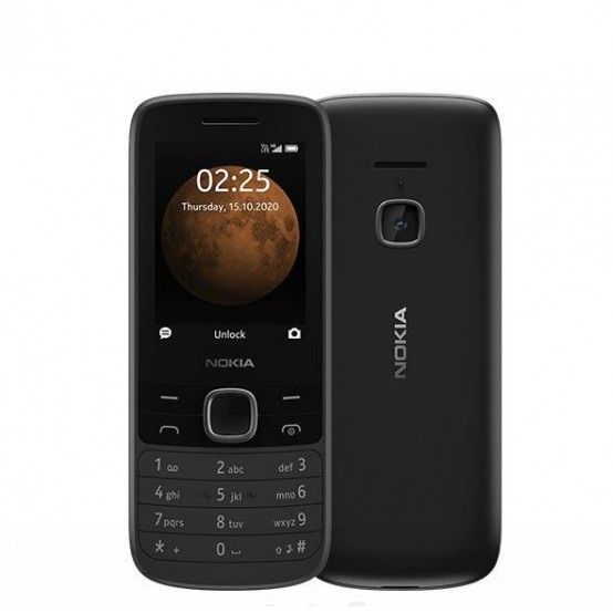 Telefon cu butoane, NOKIA,  225   ecran 2.4 inch, dual sim,  rez. camera 0.3 Mpix,  memorie interna 128 MB, 4G, OEM, acumulator 1150 mAh, negru,  16QENB01A12  (timbru verde 0.55 lei)