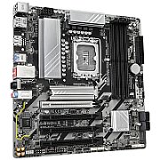 B860M DS3H WIFI6E, LGA1851, DDR5, BT, mATX, Negru/Gri