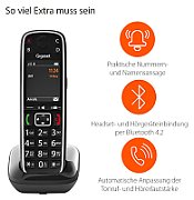 Gigaset Cordless Phone Black  E720HX  S30852-H2963-B101