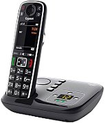 Gigaset E720A - Analog/DECT telephone - Wireless handset - 200 entries - Caller ID - Short Message Service (SMS) - Black