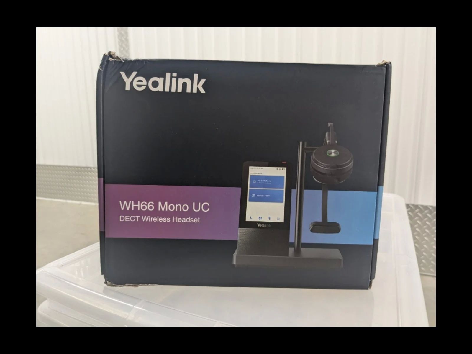 Yealink WH66 Mono UC-DECT Wireless headset - Wireless - Office/Call center - 20 - 20000 Hz - 80 g - Headset - Black